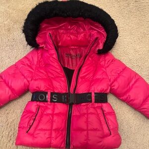 Toddler Girls Micheal Kors Coat (Hot Pink)